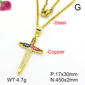 Fashion Copper Necklace  F7N401232baka-L024