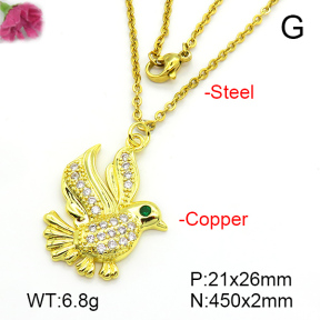 Fashion Copper Necklace  F7N401233aajl-L024