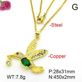 Fashion Copper Necklace  F7N401234vbmb-L024