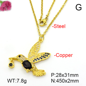 Fashion Copper Necklace  F7N401235vbmb-L024