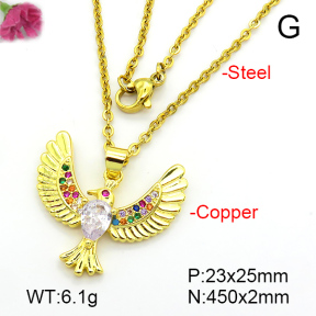 Fashion Copper Necklace  F7N401238baka-L024