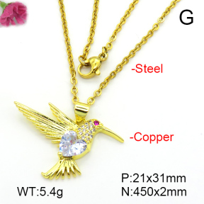 Fashion Copper Necklace  F7N401239aajl-L024