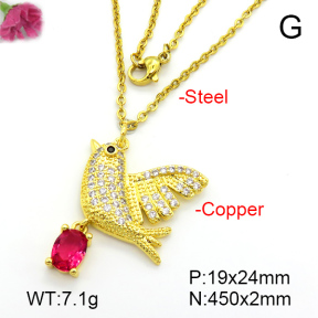 Fashion Copper Necklace  F7N401241ablb-L024