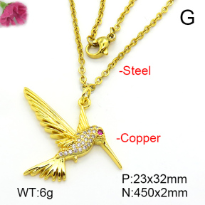 Fashion Copper Necklace  F7N401243aajl-L024