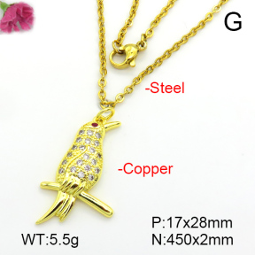 Fashion Copper Necklace  F7N401247aajl-L024