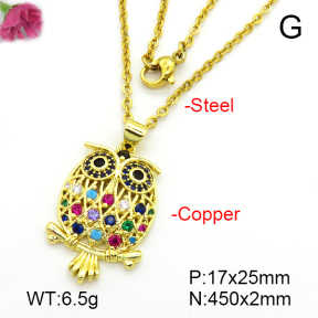 Fashion Copper Necklace  F7N401254baka-L024