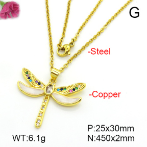 Fashion Copper Necklace  F7N401256baka-L024