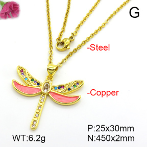 Fashion Copper Necklace  F7N401257baka-L024