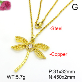 Fashion Copper Necklace  F7N401258aajl-L024