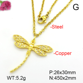 Fashion Copper Necklace  F7N401259aajl-L024