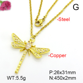 Fashion Copper Necklace  F7N401260aajl-L024