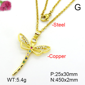 Fashion Copper Necklace  F7N401262aajl-L024
