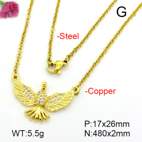 Fashion Copper Necklace  F7N401265aajl-L024