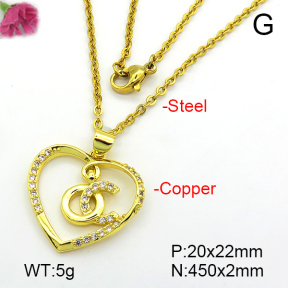 Fashion Copper Necklace  F7N401267aajl-L024