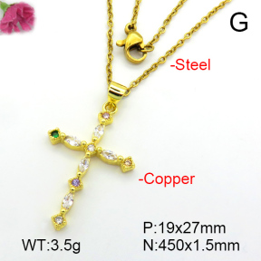 Fashion Copper Necklace  F7N401270aajl-L024