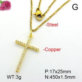 Fashion Copper Necklace  F7N401271avja-L024