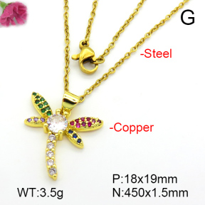 Fashion Copper Necklace  F7N401275aajl-L024