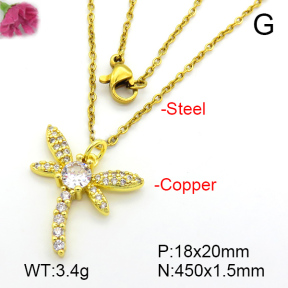 Fashion Copper Necklace  F7N401276aajl-L024