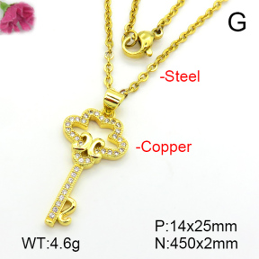 Fashion Copper Necklace  F7N401282aajl-L024