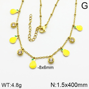 Stainless Steel Necklace  2N3000401bbov-698
