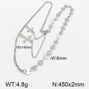 Stainless Steel Necklace  5N2000912bbov-350