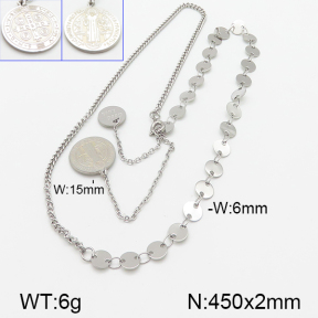 Stainless Steel Necklace  5N2000914bbov-350