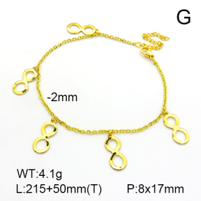 Stainless Steel Anklets  7A9000082bbov-635
