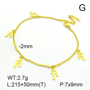 Stainless Steel Anklets  7A9000083bbov-635