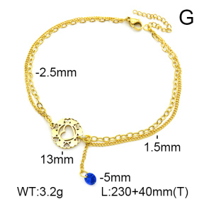 Stainless Steel Anklets  7A9000100ablb-610
