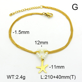 Stainless Steel Anklets  7A9000105ablb-610