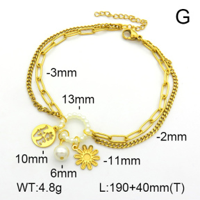 Stainless Steel Bracelet  7B3000102abol-610