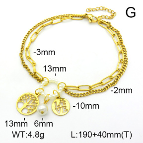 Stainless Steel Bracelet  7B3000103abol-610