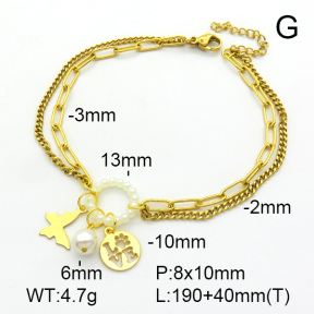 Stainless Steel Bracelet  7B3000104abol-610