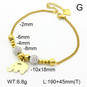 Stainless Steel Bracelet  7B4000177bbov-610