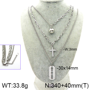 Stainless Steel Necklace  2N2000648vbpb-434