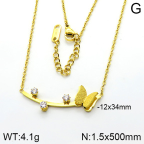Stainless Steel Necklace  2N4000345bbov-434