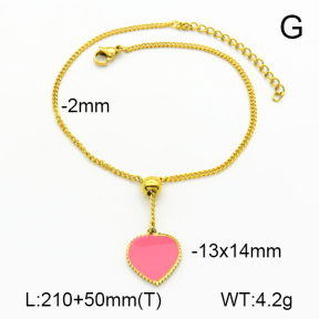 Stainless Steel Anklets  7A9000113aakl-418