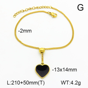 Stainless Steel Anklets  7A9000114aakl-418