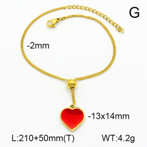 Stainless Steel Anklets  7A9000115aakl-418