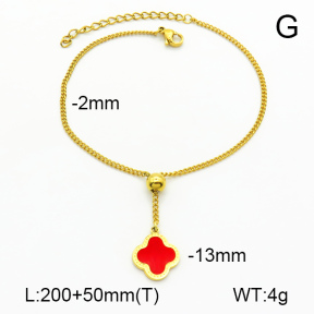 Stainless Steel Anklets  7A9000117aakl-418
