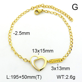Stainless Steel Anklets  7A9000124aakl-418