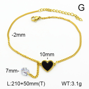 Stainless Steel Anklets  7A9000131aakl-418