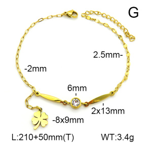 Stainless Steel Anklets  7A9000132aakl-418