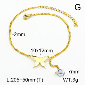 Stainless Steel Anklets  7A9000136aakl-418