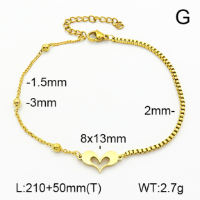 Stainless Steel Anklets  7A9000137aakl-418
