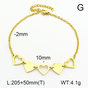 Stainless Steel Anklets  7A9000138aakl-418