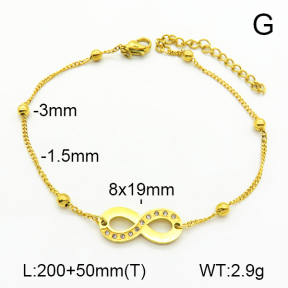 Stainless Steel Anklets  7A9000143aakl-418