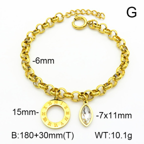 Stainless Steel Bracelet  7B4000180vbpb-418