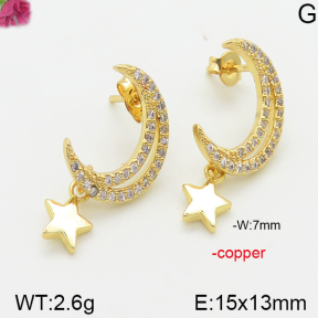Fashion Copper Earrings  F5E400413bhva-J111