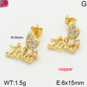Fashion Copper Earrings  F5E400420bhva-J111